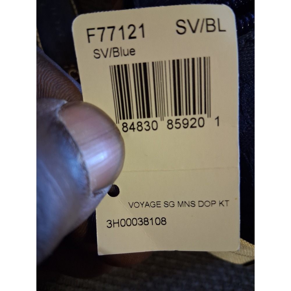 Coach Voyage Signature Mini Dopp Kit Blue Jacquard Travel Toiletry Bag F77121 - Picture 4 of 4